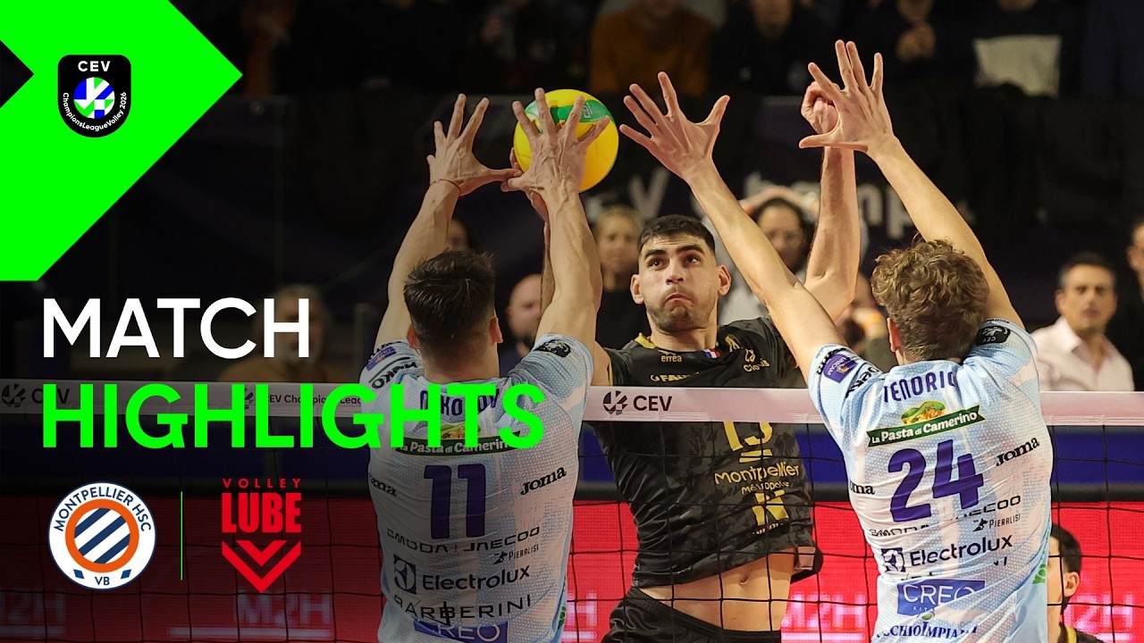Highlights | MONTPELLIER HSC VB vs. Cucine Lube CIVITANOVA | CEV Champions League Volley 2026
