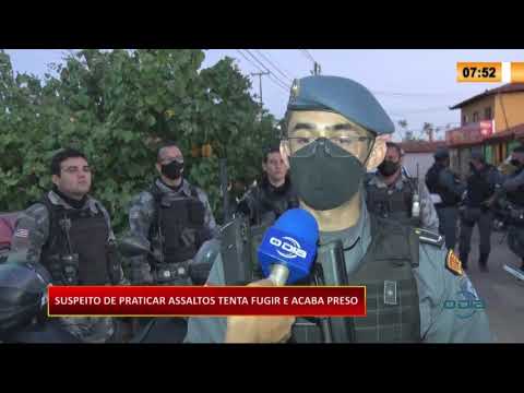 Suspeito de praticar assaltos tenta fugir e acaba preso 11 08