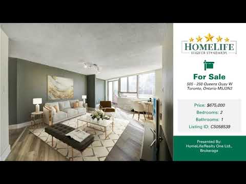 505 - 250 Queens Quay W, Toronto - 2 Bedrm Condo W/Terrace In The Waterfront Communities **SOLD!!!**