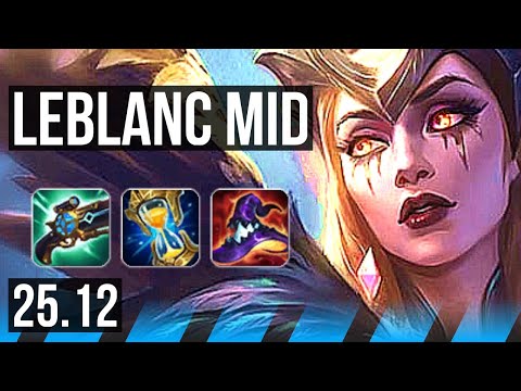 LEBLANC vs LUX (MID) | 53k DMG, Legendary, 21/4/9 | EUW Diamond | 25.12