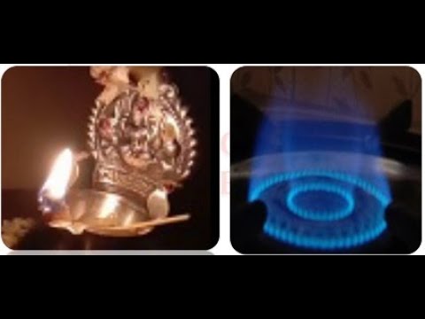 Yellow fire Vs blue fire in Tamil மஞ்சள் மற்றும் ஊதா நிற நெருப்பின் காரணம்