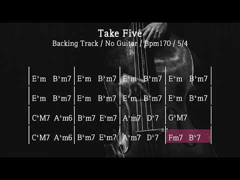 Take Five / Backing Track / bpm 170