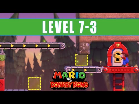 Mario vs Donkey Kong Level 7-3 - Mystic Forest Level 3 (W7-3) - Nintendo Switch