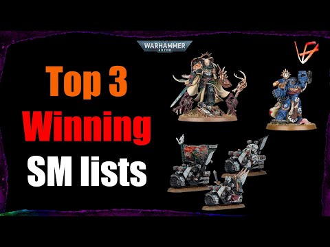 Top 3 Winning Space Marines Lists Analyzed | Warhammer 40K Tactics