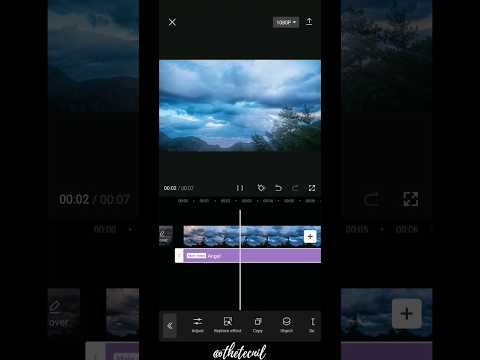 Sky Lighting Effect in Capcut - Tutorial #shorts