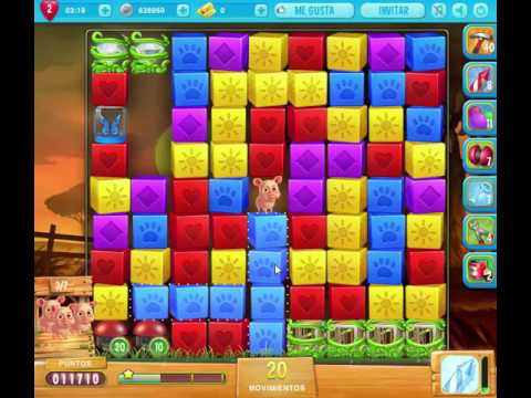 Pet Rescue Saga Nivel 1493 sin booster.-