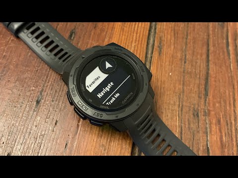 Garmin Instinct Navigation Feature Review.  Hidden Survival Tool!