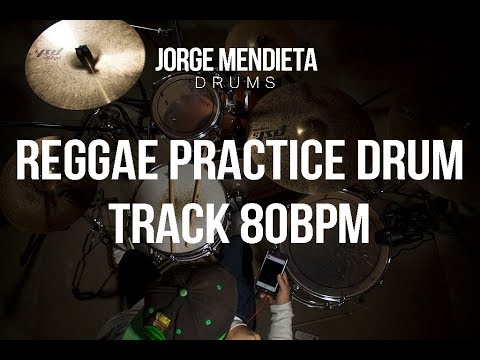 REGGAE DRUM TRACK - 80 BPM