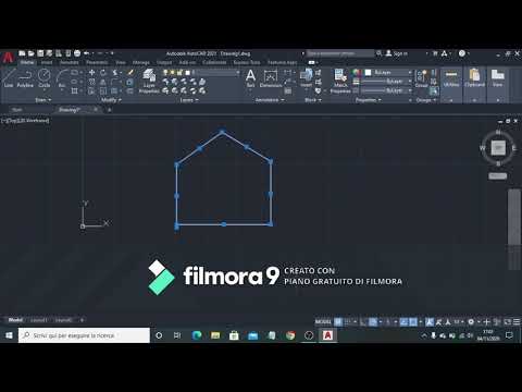Autocad 2021- tutorial (lezione 1)