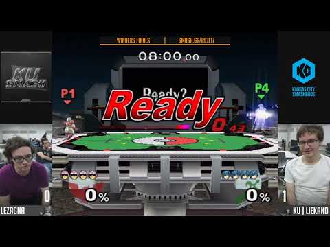 RCJL #17 SSBM - Lezagna (Sheik, C. Falcon) Vs. KU | Liekand (Marth) Winners Finals