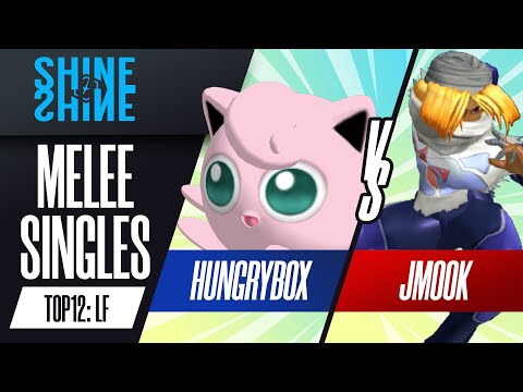 Hungrybox vs Jmook - Melee Singles Top 12: Losers Final - Shine 2022 | Jigglypuff vs Sheik