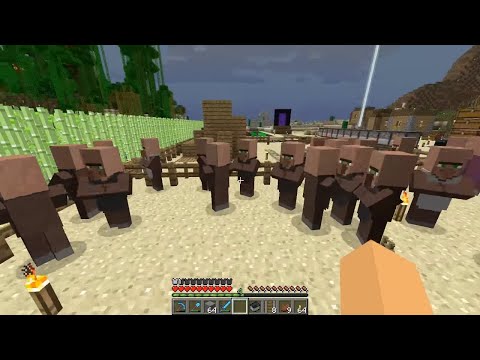 Majnuj.cz E04 - Villager farma a Farma na železo - Minecraft Nosík [CZ/SK]