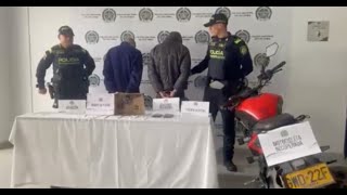 Interceptados y capturados tras intentar mediante fleteo $ 17 millones, al norte de Bogotá