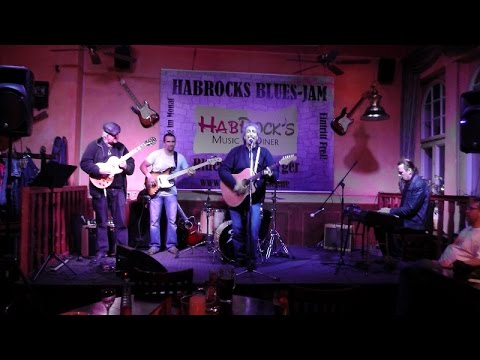 Blues Jam Session im HABROCK`S Januar 2015 mit Andrew Murphy, Tom Vieth, Jörg Borghardt.
