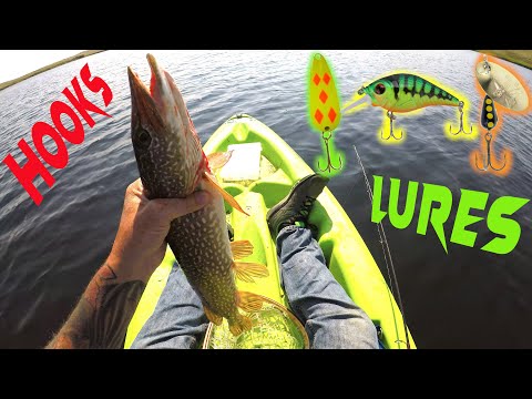 How To Catch AND Fish For Northern Pike / JACK In Saskatchewan KAYAK Fishing