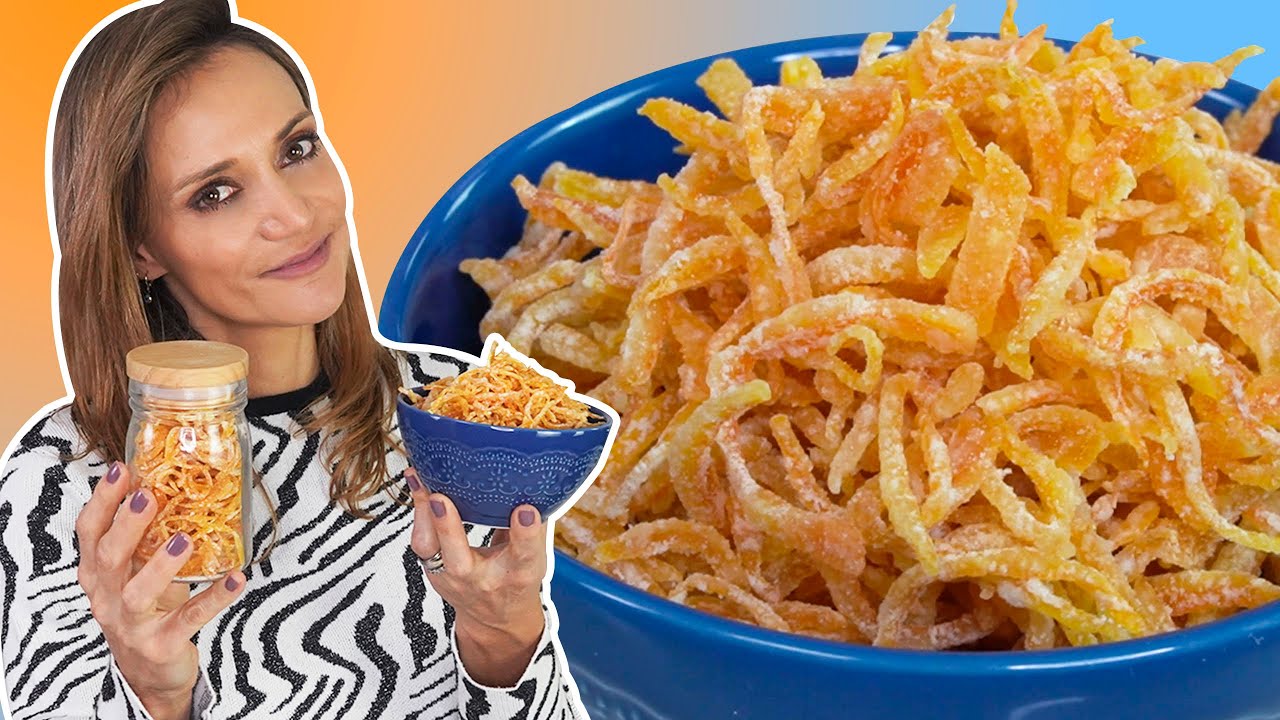 Turn Orange Peels into a fancy confectionery treat! | Flower Salt