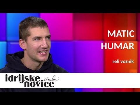 Matic Humar | Idrijske novice TV studio - Športna oddaja