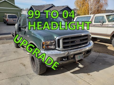 1999 TO 2004 SUPER DUTY HEADLIGHT UPGRADE
