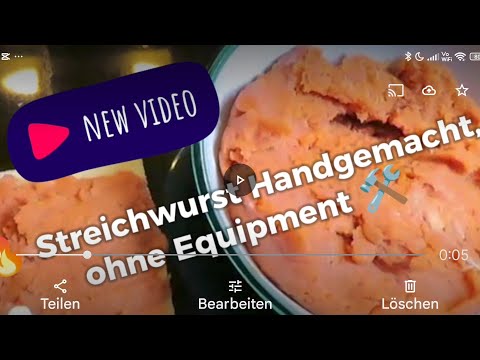 Teewurst in 4 minutes. Unusually delicious!