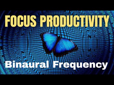 Boost PRODUCTIVITY and FOCUS - Stop PROCRASTINATION -  Mind activating Binaural Beats Music 8 hours