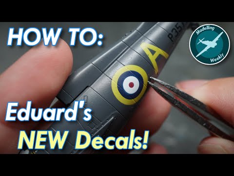 (OUTDATED: SEE DESCRIPTION!) Eduard's New 'Removable Cover Film' Decals! | Full Guide