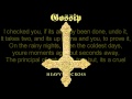The Gossip-Heavy Cross (lyrics on screen) 