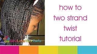 ♥ 54 ♥ How To Two Strand Twist Tutorial (re-uploaded & edited)