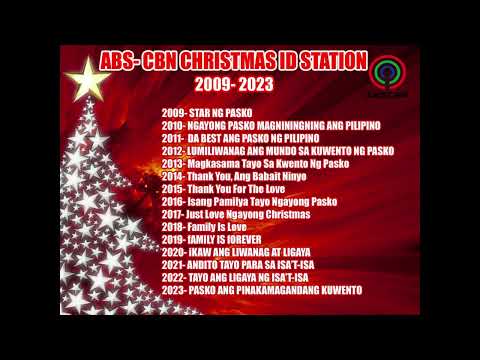 ABS-CBN CHRISTMAS STATION ID 2009- 2023