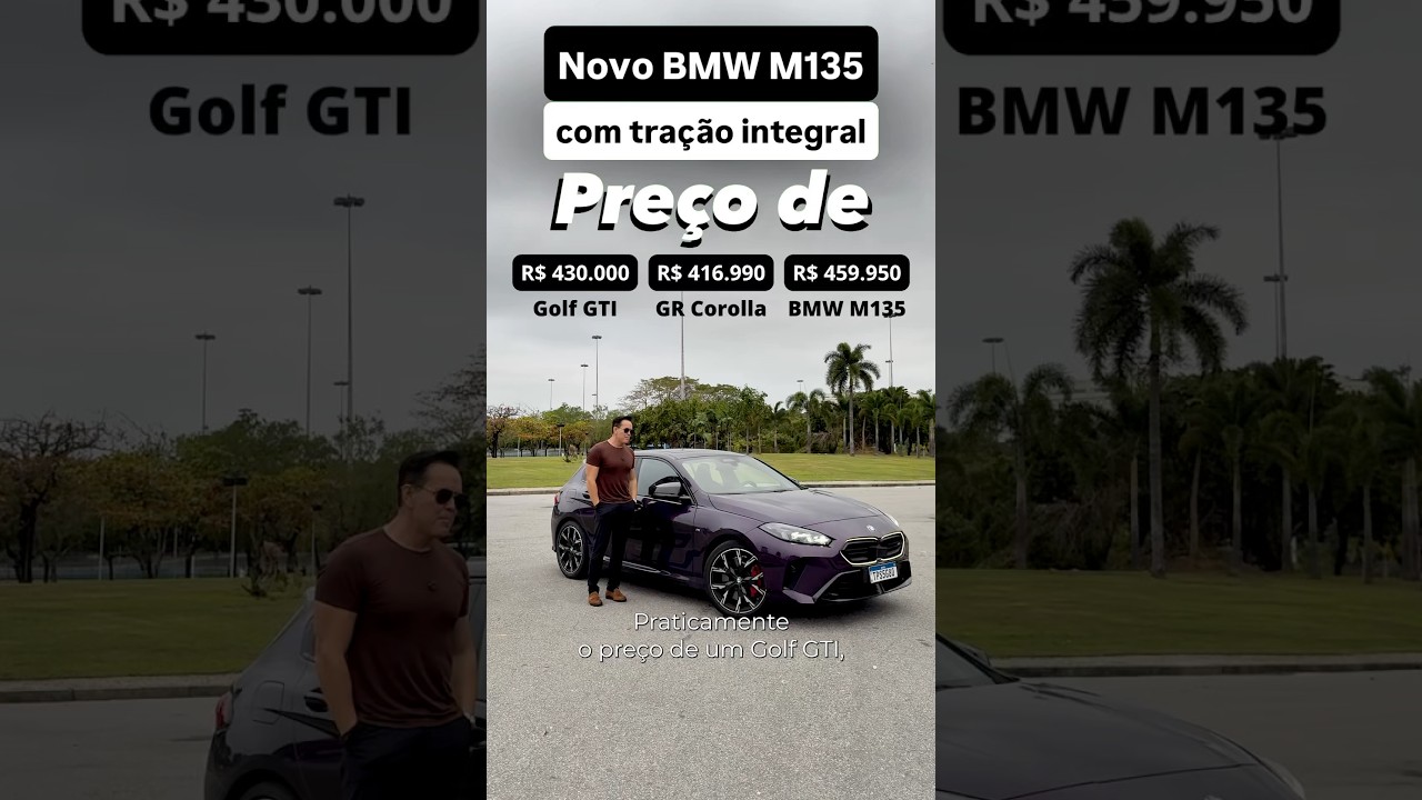 Novo BMW M135 com tração integral