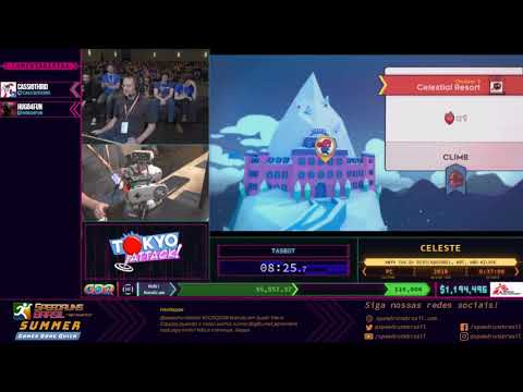 TASBot Plays Celeste - Restream PT-BR SGDQ2018