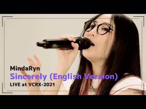 MindaRyn - Sincerely (English Version) | Live performance Video from VCRX-2021