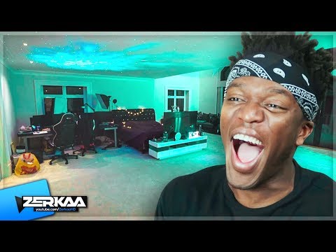 KSI REACTS To New BEDROOM MAKEOVER!