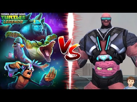 The Mighty Mutanimals Vs Super Krang + Bebop & Rocksteady (Movie) - TMNT Legends