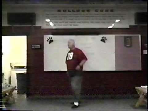 Dance video over 40, bald and overweight