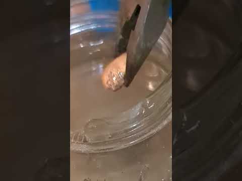 #making opal #jewelry by #melting #gold and then shaping it into #craft #jewellery #homemade #diy