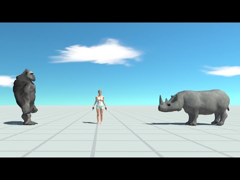 KING KHUNG & RHINOCEROS vs EVERY UNIT - Animal Revolt Battle Simulator