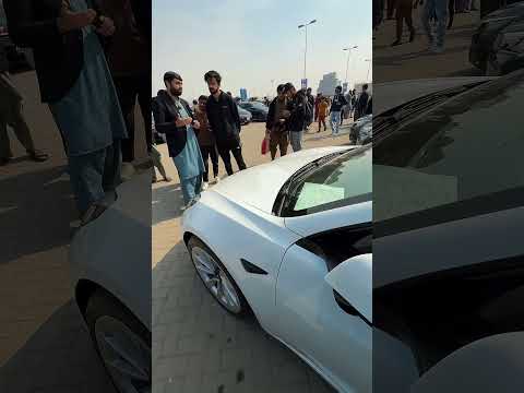 Tesla Model 3 Dual Motor in Lahore Car Mela 2025!