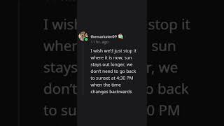 How do YOU feel about daylight savings time? - r/askreddit #shorts