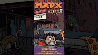 New York City we’re coming for you and your pizza! #mxpx #poppunksnotdead #punkrock #punk