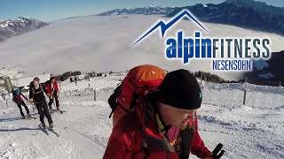 preview picture of video 'Skitour Chapf / Gamperney Alviergruppe Schweiz (CH / Ostschweiz / Switzerland)'