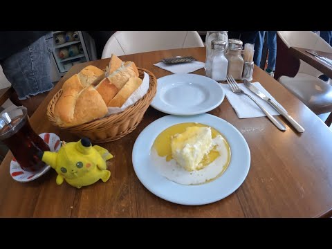 TURKISH FOOD TOUR! Sorta...  KAYMAK!? KEBAB!? DONER BONER! KUMPIR!?