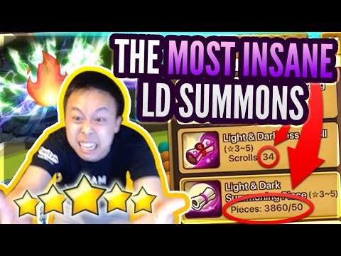 TRIPLE LD Nat 5's In Channel 808!? - 111 LD Scrolls! NUTTY RATES - Summoners War