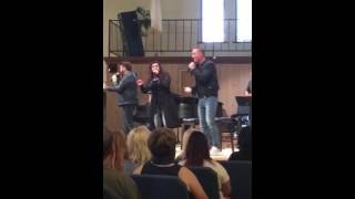 TaRanda Greene and Cana's Voice singing  "On Mountains Alone