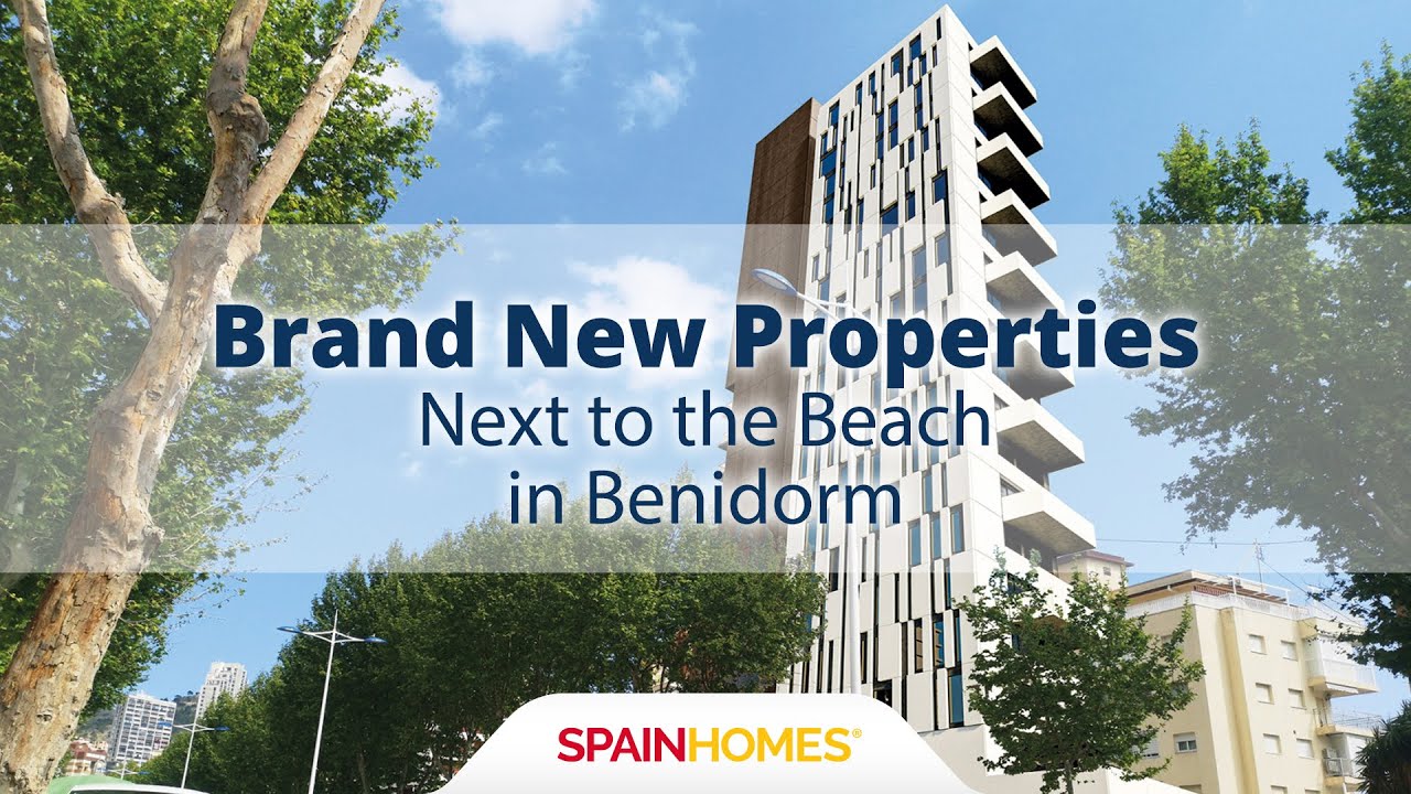 Brand New Properties Next to the Beach in Benidorm
