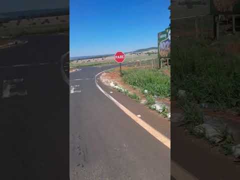 Passando no trevo de Aloandia GO Brasil...