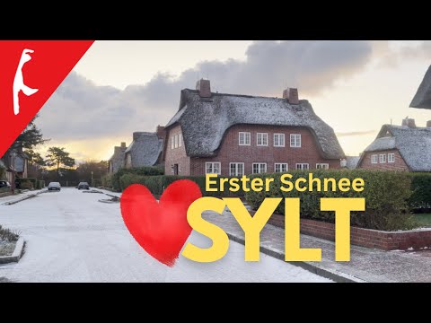 Sylt Top - Wintergrüße mit erstem Schnee von der Insel