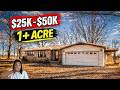 I Found 7 Cheap Houses With At Least 1 Acre Of Land Hidden On Zillow!