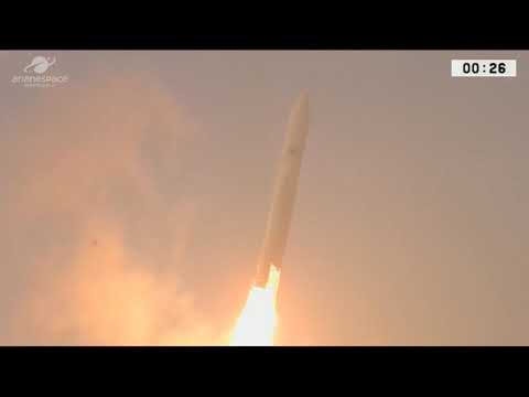 LIFTOFF - LIVE Arianespace Ariane 5 Rocket VA246 GSAT 11 And GEO-Kompsat 2A Launch