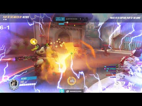POTG! NECROS MOST DOMINANT GENJI GAMEPLAY! OVERWATCH SEASON 27 TOP 500