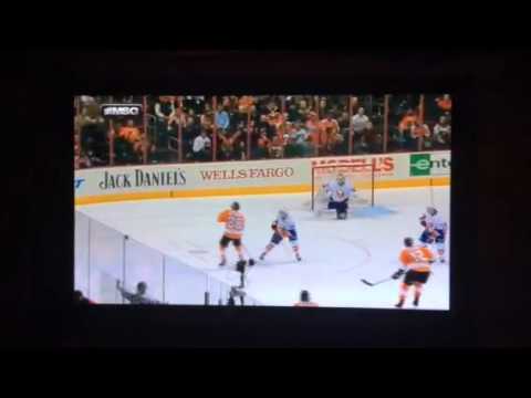 Michael Raffl game winning goal vs. Islanders 1/18/14